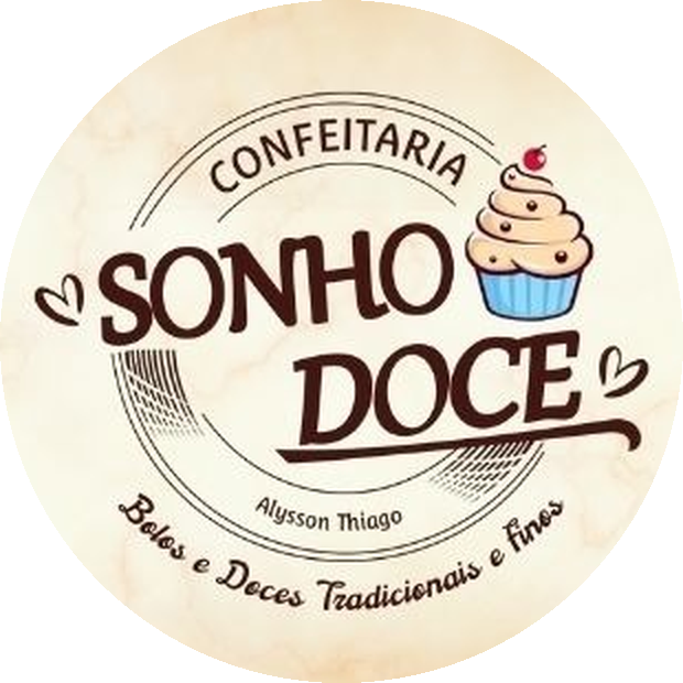 Logo da Confeitaria Sonho Doce